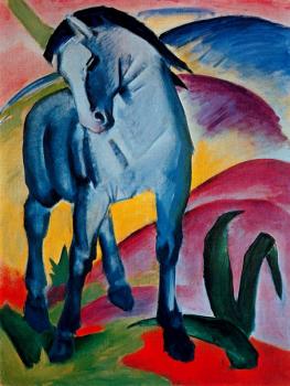 Franz Marc : Blue Horse I